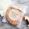 100pcs/lot Translucent dots Plastic Cookie Packaging Bags Cupcake Wrapper self Adhesive Bags Birthday Party Wedding Decorations view 2