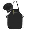Made in the USA Personalized Embroidered Premium Child Apron and Chef Hat for Kids Girls Boys Fun in the Kitchen Gift view 1