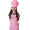 Made in the USA Personalized Embroidered Premium Child Apron and Chef Hat for Kids Girls Boys Fun in the Kitchen Gift view 4