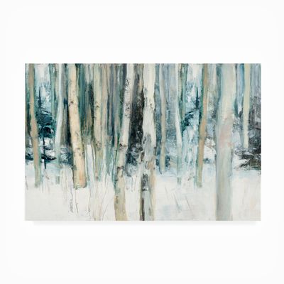 Trademark Fine Art Julia Purinton 'Winter Woods III' Outdoor All-Weather Wall Decor