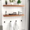 AquaTeak 36" Manada Hollow Floating Teak Wall Shelf view 2