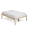 Alaska Wooden Platform Bed Solid Pine Wood Full Size Bed Unfinished with Wooden Slats Mattress Support/No Box Spring Needed/Suitable for Adults view 1