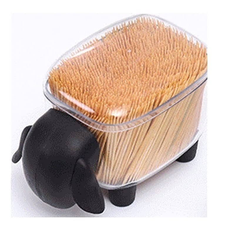 Toothpick Holder Dispenser Cute and Creative Little Sheep Toothpick Box Home Living Room Kitchen Office Storage Box Suitable for Living Room Dining Room Suitable for restaurants (Color : A)