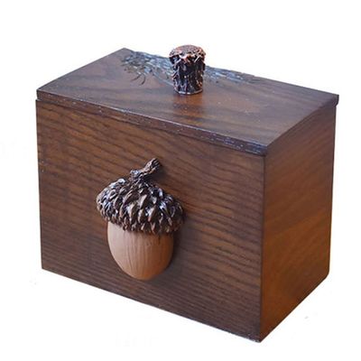 Toothpick Holder Dispenser Creative Vintage Wooden Toothpick Lid Box Cotton Swab Cotton Box Suitable for Home Kitchen Restaurant Home Goods Suitable for restaurants (Color : A)
