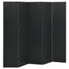 5-Panel Room Dividers 2 pcs,Room Divider Screen,Indoor Room Divider,Screen Movable Room Screen Separator Wall Protective Privacy Furniture Indoor Bedroom Black 78.7"x70.9" Steel view 1