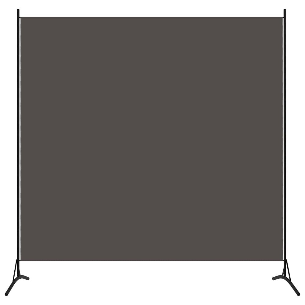 1-Panel Room Divider,Room Divider,Folding Privacy Screens,Freestanding Partition Wall dividers for Rooms,Room Separator,Temporary Wall Anthracite 68.9"x70.9"