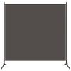 1-Panel Room Divider,Room Divider,Folding Privacy Screens,Freestanding Partition Wall dividers for Rooms,Room Separator,Temporary Wall Anthracite 68.9"x70.9" view 1