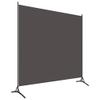 1-Panel Room Divider,Room Divider,Folding Privacy Screens,Freestanding Partition Wall dividers for Rooms,Room Separator,Temporary Wall Anthracite 68.9"x70.9" view 2