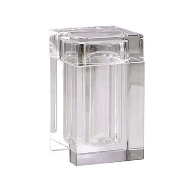 Toothpick Holder Dispenser Crystal Glass Toothpick Holder Dispenser, Thickened Clear Tooth Pick For Home Decor, Restaurant, Coffee Shop Toothpick Storage Suitable for restaurants (Color : A)