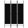 3-Panel Room Divider,Room Divider Screen,Indoor Room Divider,Screen Movable Room Screen Separator Wall Protective Privacy Furniture Indoor Bedroom Black 47.2"x70.9" view 1
