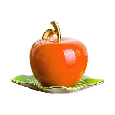 Toothpick Holder Dispenser Creative Fruit Toothpick Ceramic Toothpick Box Toothpick Unique Kitchen Decoration Toothpick Decoration Suitable for Kitchen Suitable for restaurants (Color : B)