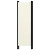 4-Panel Room Divider,Room Dividers and Folding Privacy Screens,Partition Wall Dividers for Rooms,Room Separator,Temporary Wall,Folding Screen Cream White 78.7"x70.9" view 4