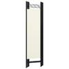5-Panel Room Divider,Room Divider Screen,Indoor Room Divider,Screen Movable Room Screen Separator Wall Protective Privacy Furniture Indoor Bedroom Cream White 78.7"x70.9" view 4