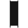 3-Panel Room Divider,Room Dividers and Folding Privacy Screens,Partition Wall Dividers for Rooms,Room Separator,Temporary Wall,Folding Screen Black 59.1"x70.9" view 4