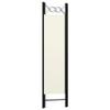 3-Panel Room Divider,Room Divider Screen,Indoor Room Divider,Screen Movable Room Screen Separator Wall Protective Privacy Furniture Indoor Bedroom Cream White 47.2"x70.9" view 4
