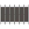 6-Panel Room Divider,Room Divider Screen,Indoor Room Divider,Screen Movable Room Screen Separator Wall Protective Privacy Furniture Indoor Bedroom Anthracite 94.5"x70.9" view 1