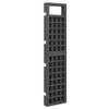5-Panel Room Divider/Trellis,Room Dividers and Folding Privacy Screens,Partition Wall Dividers for Rooms,Room Separator,Temporary Wall,Folding Screen Solid Fir Wood Black 79.3"x70.9" view 4