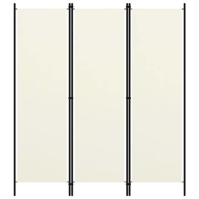 3-Panel Room Divider,Room Dividers and Folding Privacy Screens,Partition Wall Dividers for Rooms,Room Separator,Temporary Wall,Folding Screen Cream White 59.1"x70.9"