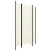 3-Panel Room Divider,Room Dividers and Folding Privacy Screens,Partition Wall Dividers for Rooms,Room Separator,Temporary Wall,Folding Screen Cream White 59.1"x70.9" view 3