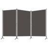 3-Panel Room Divider,Room Divider,Folding Privacy Screens,Freestanding Partition Wall dividers for Rooms,Room Separator,Temporary Wall Anthracite 102.4"x70.9" view 2