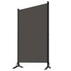 3-Panel Room Divider,Room Divider,Folding Privacy Screens,Freestanding Partition Wall dividers for Rooms,Room Separator,Temporary Wall Anthracite 102.4"x70.9" view 3