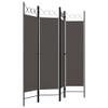 4-Panel Room Divider,Room Divider Screen,Indoor Room Divider,Screen Movable Room Screen Separator Wall Protective Privacy Furniture Indoor Bedroom Anthracite 63"x70.9" view 3