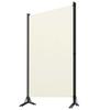 3-Panel Room Divider,Room Divider,Folding Privacy Screens,Freestanding Partition Wall dividers for Rooms,Room Separator,Temporary Wall Cream White 102.4"x70.9" view 3