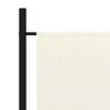 3-Panel Room Divider,Room Divider,Folding Privacy Screens,Freestanding Partition Wall dividers for Rooms,Room Separator,Temporary Wall Cream White 102.4"x70.9" view 4