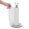JUXYES Vertical Countertop Paper Towel Roll Holder Rack, Upright Paper Towel Holder for Kitchen, Dining Room, Bathroom, 13 Height Freestanding view 1