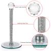 JUXYES Vertical Countertop Paper Towel Roll Holder Rack, Upright Paper Towel Holder for Kitchen, Dining Room, Bathroom, 13 Height Freestanding view 4