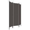 3-Panel Room Divider,Room Dividers and Folding Privacy Screens,Partition Wall Dividers for Rooms,Room Separator,Temporary Wall,Folding Screen Anthracite 59.1"x70.9" view 3