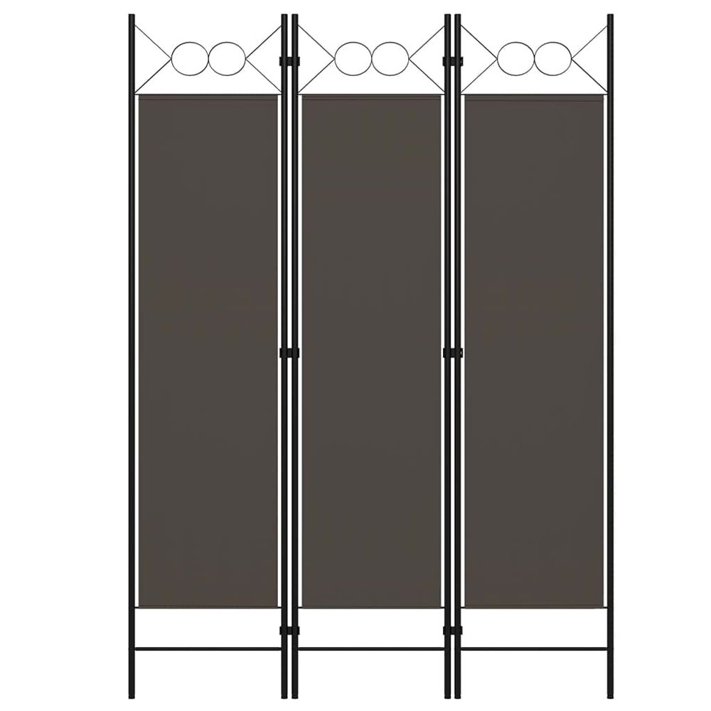 3-Panel Room Divider,Room Divider Screen,Indoor Room Divider,Screen Movable Room Screen Separator Wall Protective Privacy Furniture Indoor Bedroom Anthracite 47.2"x70.9"