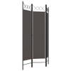 3-Panel Room Divider,Room Divider Screen,Indoor Room Divider,Screen Movable Room Screen Separator Wall Protective Privacy Furniture Indoor Bedroom Anthracite 47.2"x70.9" view 3