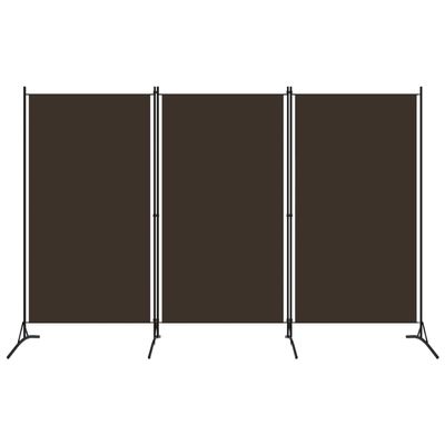 3-Panel Room Divider,Room Divider,Folding Privacy Screens,Freestanding Partition Wall dividers for Rooms,Room Separator,Temporary Wall Brown 102.4"x70.9"