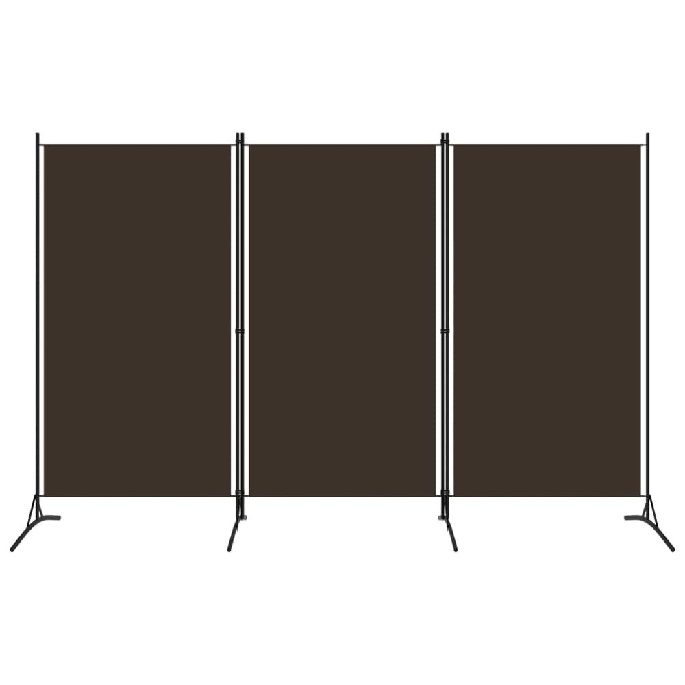 3-Panel Room Divider,Room Divider,Folding Privacy Screens,Freestanding Partition Wall dividers for Rooms,Room Separator,Temporary Wall Brown 102.4"x70.9"
