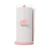 HOTCAN 2 in 1 Pink Paper Towel Holder Countertop with Built in Beer Bottle Opener | Kitchen Towel Holder Stand Accessory | Durable Beechwood House Decor Aesthetic Design | Windproof for Outdoor Use view 1