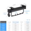 JIAOCKJIAO Retractable Pull-Out Closet Valet Rod,Extendable Closet Hanging Rod,Adjustable Closet Rod Pants Rack,Metal Quiet Dual Slides,for Clothing Storage,Top Mount view 4