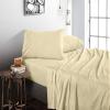 1000 Thread Count Egyptian Cotton Family XL Ivory Sheet Set Super Soft & Silky Sateen Weave Wrinkle Free Easy to Fit Upto 15 inch Deep Pocket view 2