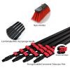 Niczu Telescopic Solar Panel Cleaning Brush Kit, Photovoltaic Panel Cleaner Tool Window Glass Cleaning Brush with Sprayer Water Fed Pole,6M/20FT view 2