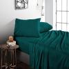1000 Thread Count Egyptian Cotton Family XL Teal Sheet Set Super Soft & Silky Sateen Weave Wrinkle Free Easy to Fit Upto 15 inch Deep Pocket view 2