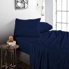 1000 Thread Count Egyptian Cotton Family XL Nayy Blue Sheet Set Super Soft & Silky Sateen Weave Wrinkle Free Easy to Fit upto 18 inch Deep Pocket view 2
