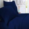 1000 Thread Count Egyptian Cotton Family XL Nayy Blue Sheet Set Super Soft & Silky Sateen Weave Wrinkle Free Easy to Fit upto 18 inch Deep Pocket view 3