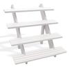 Auroal 4 Tier Earring Display Stands For Selling, Retail Display Riser Earring, Ring Holder Stand, Removable Countertop Small Merchandise Display Stand, for Figures,Cupcake, Photo (White) view 1