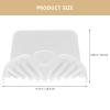 2sets Wall-Mounted Soap Dish Holder Drainage for Shower and Kitchen Keeps Soap Dry and Organized Easy to Install White view 4