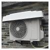 Air Conditioner Top Cover, Outside Window Ac Unit Canopy Anti Rain Snow Dust, PVC Plastic Hard Shell with 2 Steel Rope and Tape (Color : White, Size : 115x46x15cm) view 1