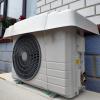 Air Conditioner Top Cover, Outside Window Ac Unit Canopy Anti Rain Snow Dust, PVC Plastic Hard Shell with 2 Steel Rope and Tape (Color : White, Size : 115x46x15cm) view 3