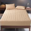 TRGCJGH Mattress Pad Cover Cotton Mattress Protector Soft Breathable Bed Mat Cover with Deep Pocket for 1.9-11.8 Inches Mattress,LightBlue-180 * 220cm(70.8 * 86.6in) view 2