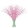 Firlar 10 Pcs Artificial Holly Berries, 15.7 Inch Fake Christmas Stems, Berry Picks Holly Berries Branches, Artificial Glitter Berry Stem Ornaments for DIY Craft Christmas Festival Home Decor, Pink view 1