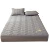 TRGCJGH Mattress Pad Cover Cotton Mattress Protector Soft Breathable Bed Mat Cover with Deep Pocket for 1.9-11.8 Inches Mattress,Gray-135 * 190cm(53.1 * 74.8in) view 1