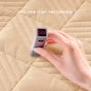 TRGCJGH Mattress Pad Cover Cotton Mattress Protector Soft Breathable Bed Mat Cover with Deep Pocket for 1.9-11.8 Inches Mattress,Khaki-180 * 220cm(70.8 * 86.6in) view 3